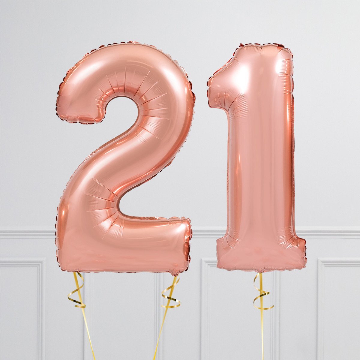 Rose Gold Foil Balloon Numbers