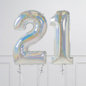 Holographic Foil Balloon Numbers